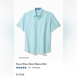 Tommy Bahama Men's sz M Nova Wave Shirt